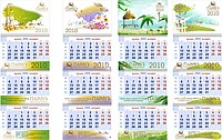 Календари квартальные